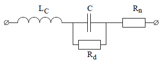 Схема замещения неидеального (реального) конденсатора